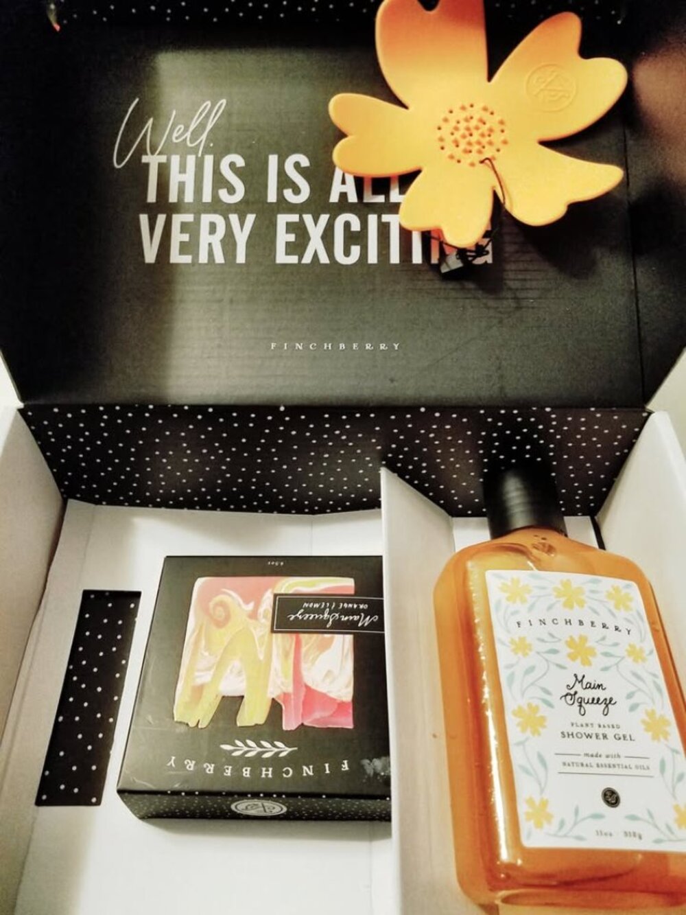 Finchberry Artisan Happy Birthday 'Main Squeeze' Edition Gift-Set